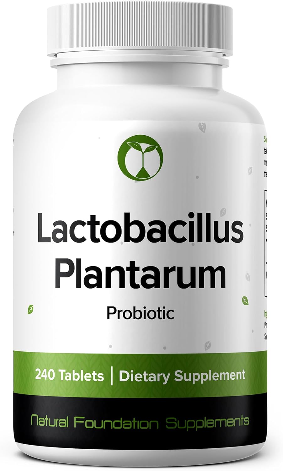 Suplemento probiótico Lactobacillus Plantarum 240 tabletas