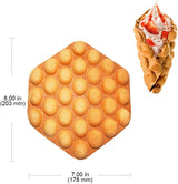 Máquina de Waffles Bubble ALDKitchen, Antiadherente, Profesional