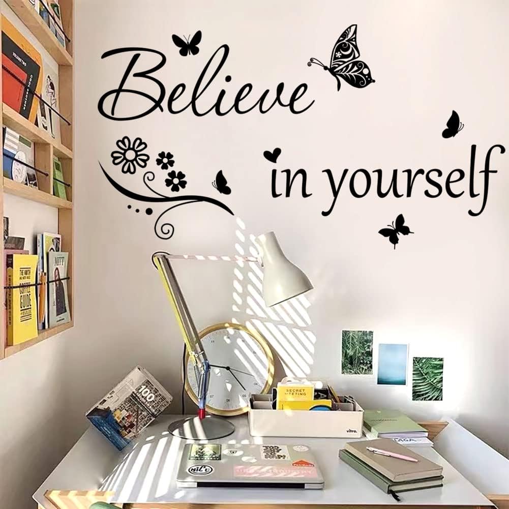 Decal Inspiracional Cree en Ti Mismo - Pegatina Motivacional