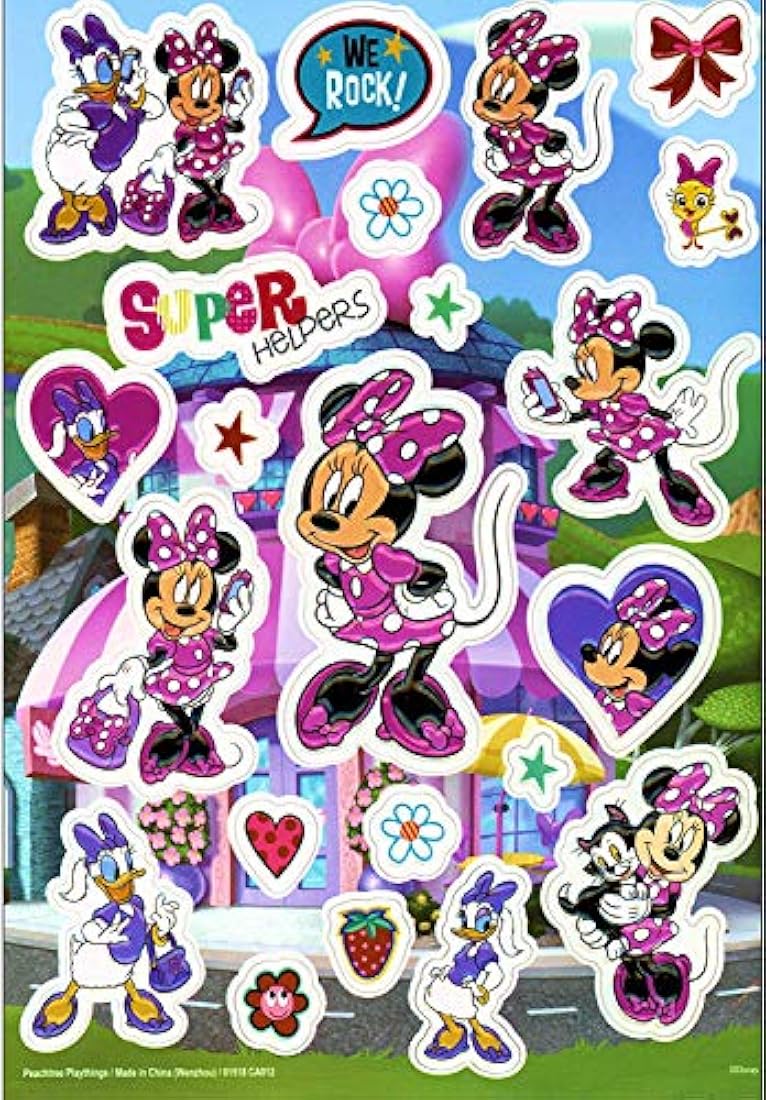 Pegatinas gigantes de Minnie Mouse extra grandes