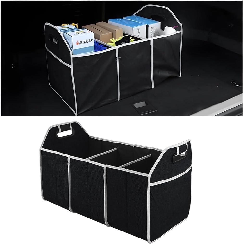 Organizador de Maletero, Marca, 3 Compartimentos, Plegable