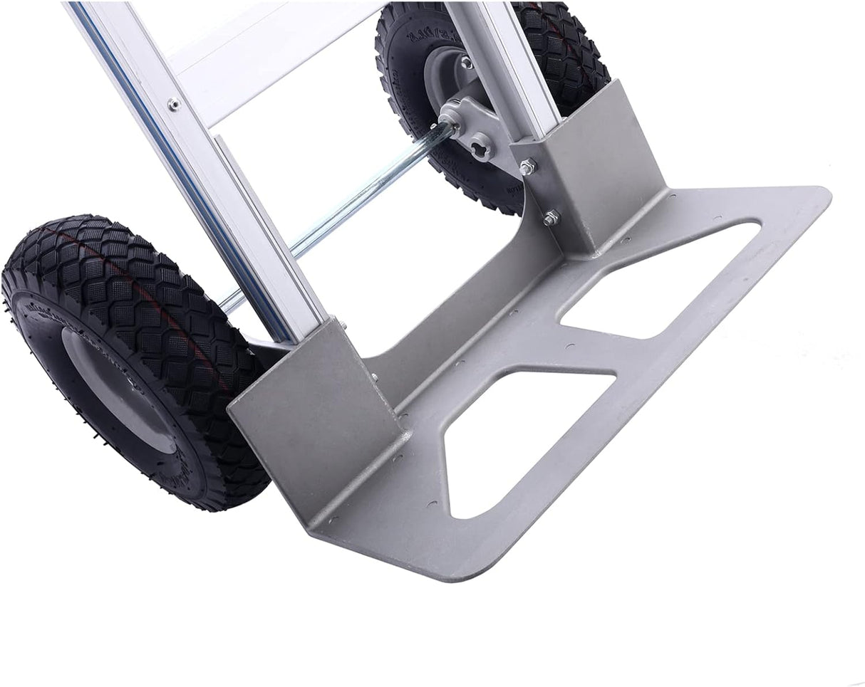 Carretilla de Aluminio LEADALLWAY 550lbs, Ruedas Inflables 10