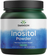 Polvo de Inositol 100% Swanson, enfoque y relajación, 8oz