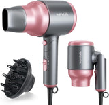 Secador de pelo portátil con difusor mini de pelo plegable