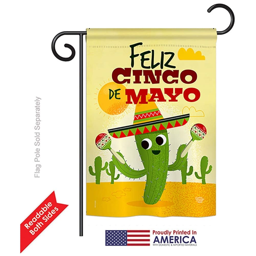 Banderas Feliz Cinco de Mayo  28 X 40
