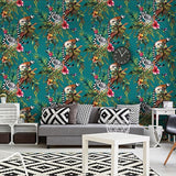 Papel pintado decorativo para pared (33.0 ft x 1.7 ft)