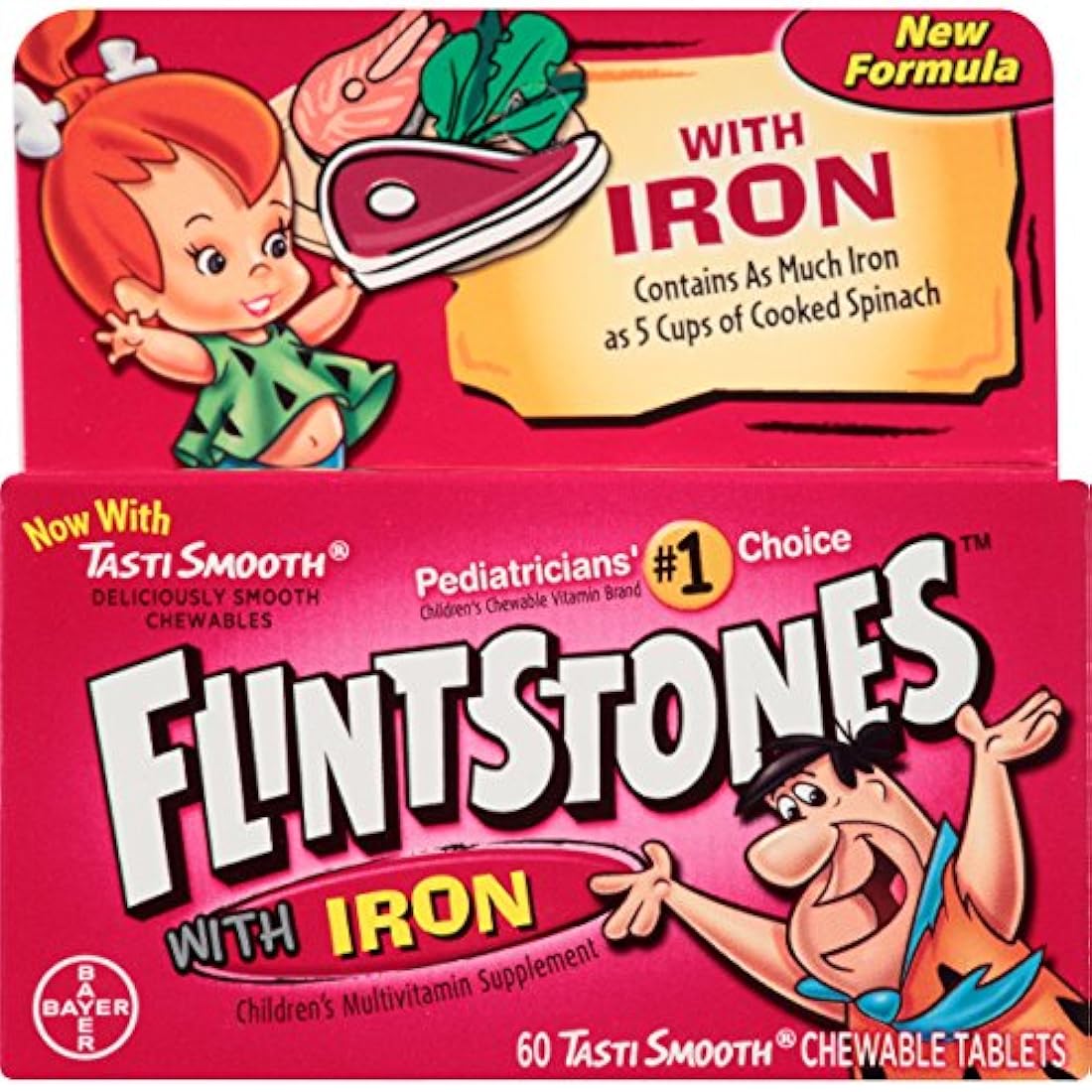 Vitaminas masticables multivitaminas con hierro