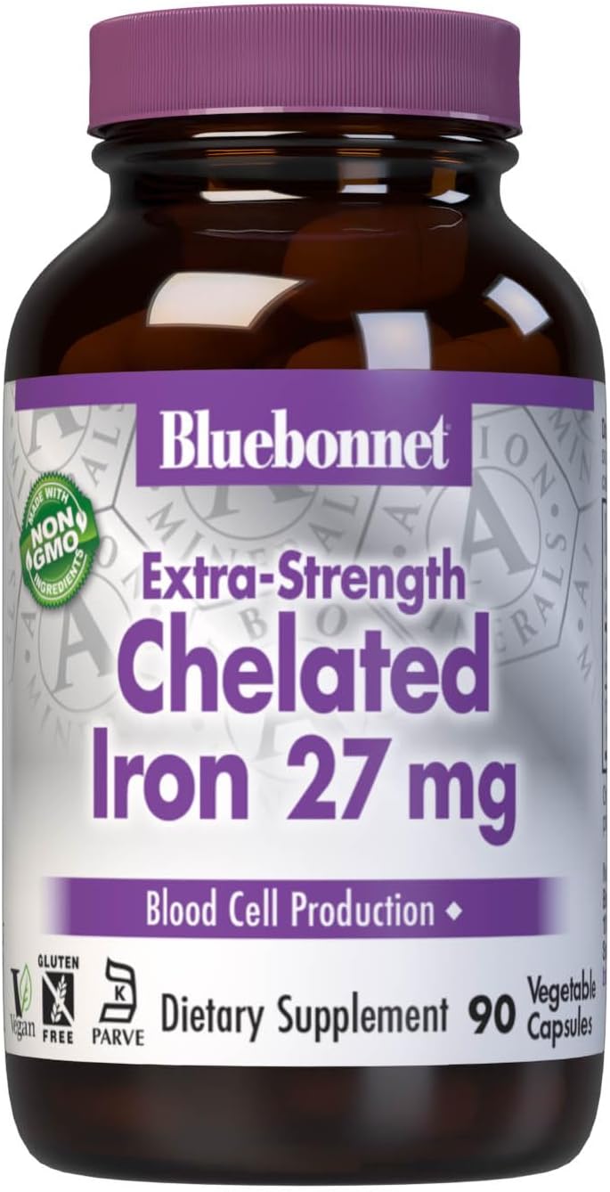 Suplementos Bluebonnet Nutrition Albion Hierro 90 cápsulas