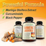 Curcumina cúrcuma  moringa oleifera y suplemento bioperina.