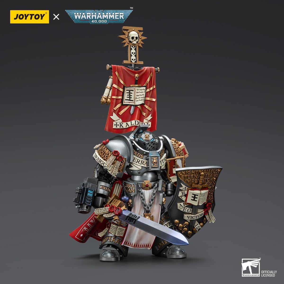 Figura de acción Grey Knights Kaldor Draigo 1/18 Coleccionable