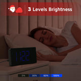 Reloj Proyector Digital con Cargador USB y Alarma Progresiva