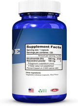 Nicotinamida 500mg con Resveratrol 100mg Antioxidante Natural