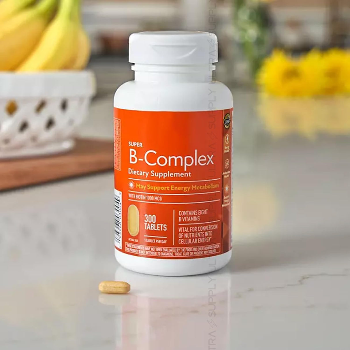 Miembros Mark Super B-Complex Tabletas, 300, Alto Potasio