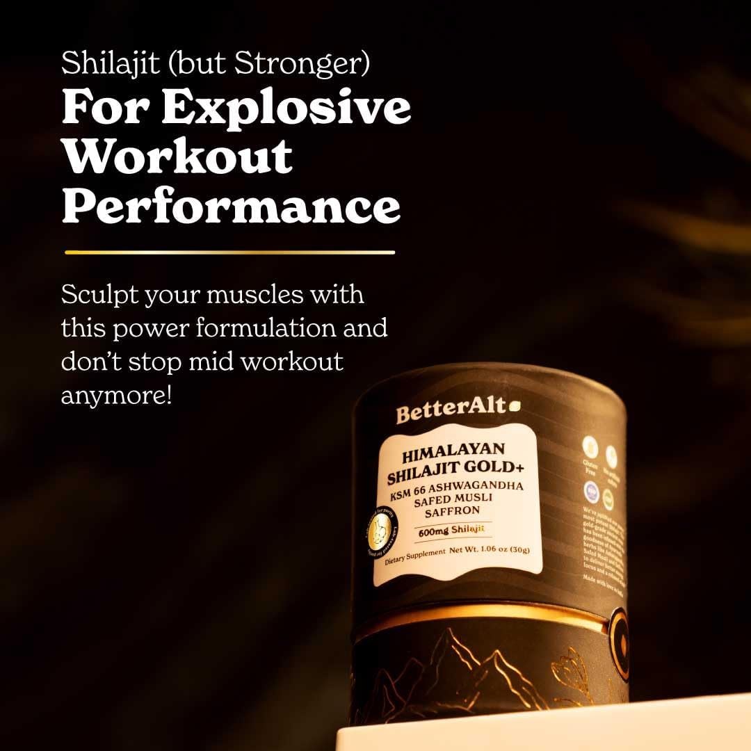 Pure Himalayan Shilajit Gold+ | Mejora recuperación y fuerza | 30g, Lab probado