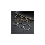 Aretes de acero inoxidable hipoalergénicos juego 6 pares