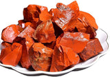 Cristales de Jaspe Rojo Crudos, Piedras Naturales para Sanación