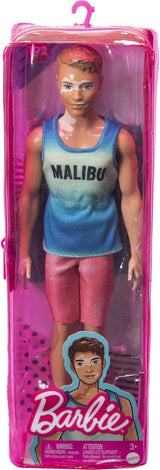 Muñeca Barbie Fashionistas Ken con Vitiligo, Malibu Tank, Shorts, #192