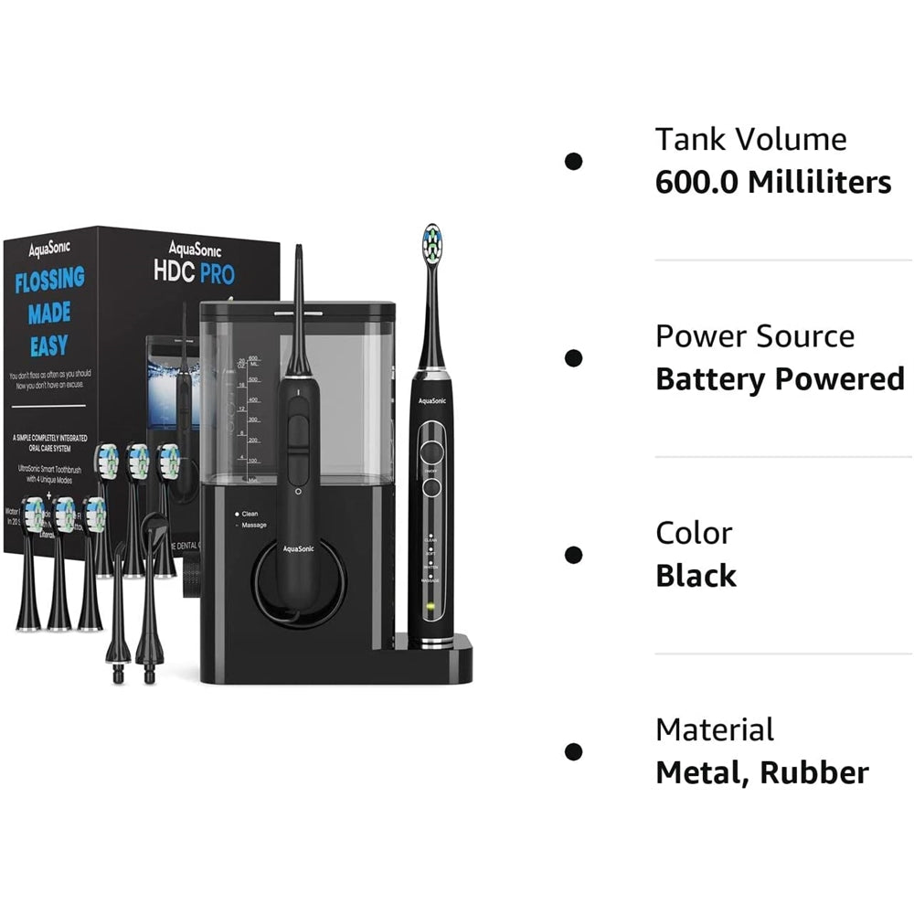 Cepillo de dientes eléctrico e hilo dental