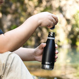 Botella de Agua Infantil 12 oz Acero Inoxidable Aislada