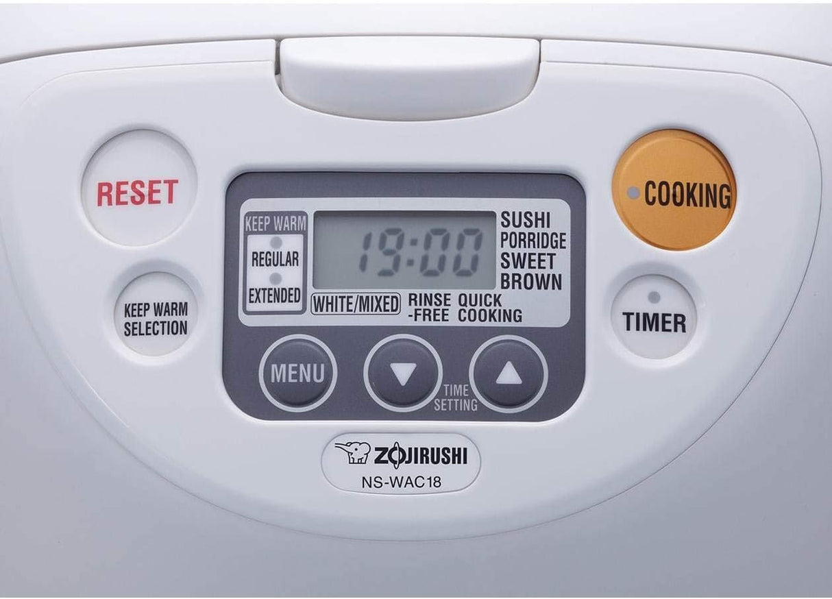 Arrocera Micom Zojirushi 10 Tazas, Cocción y Calentamiento