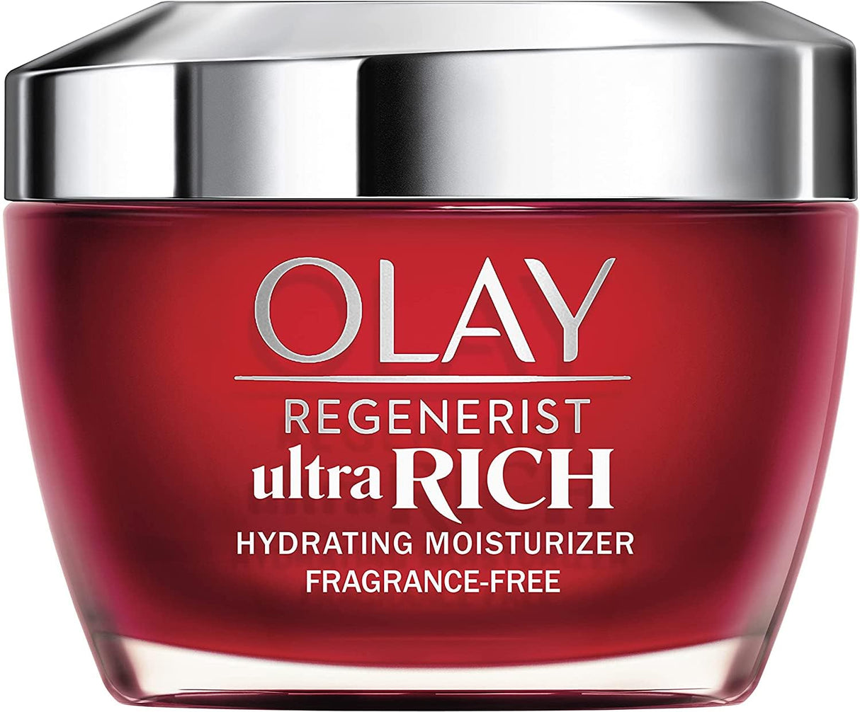 2 Cremas hidratantes faciales sin fragancia Ultra Rich
