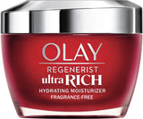 2 Cremas hidratantes faciales sin fragancia Ultra Rich