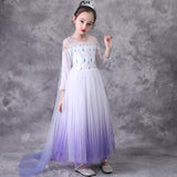 Disfraz de Elsa, Disney, vestido largo con accesorios, Halloween