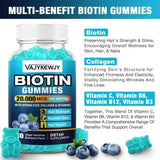 Gomitas Veganas de Biotina - 20,000 mcg - 60 Unidades