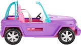 Barbie Vehículo Todo Terreno, Asientos Rosados, Ruedas Giratorias