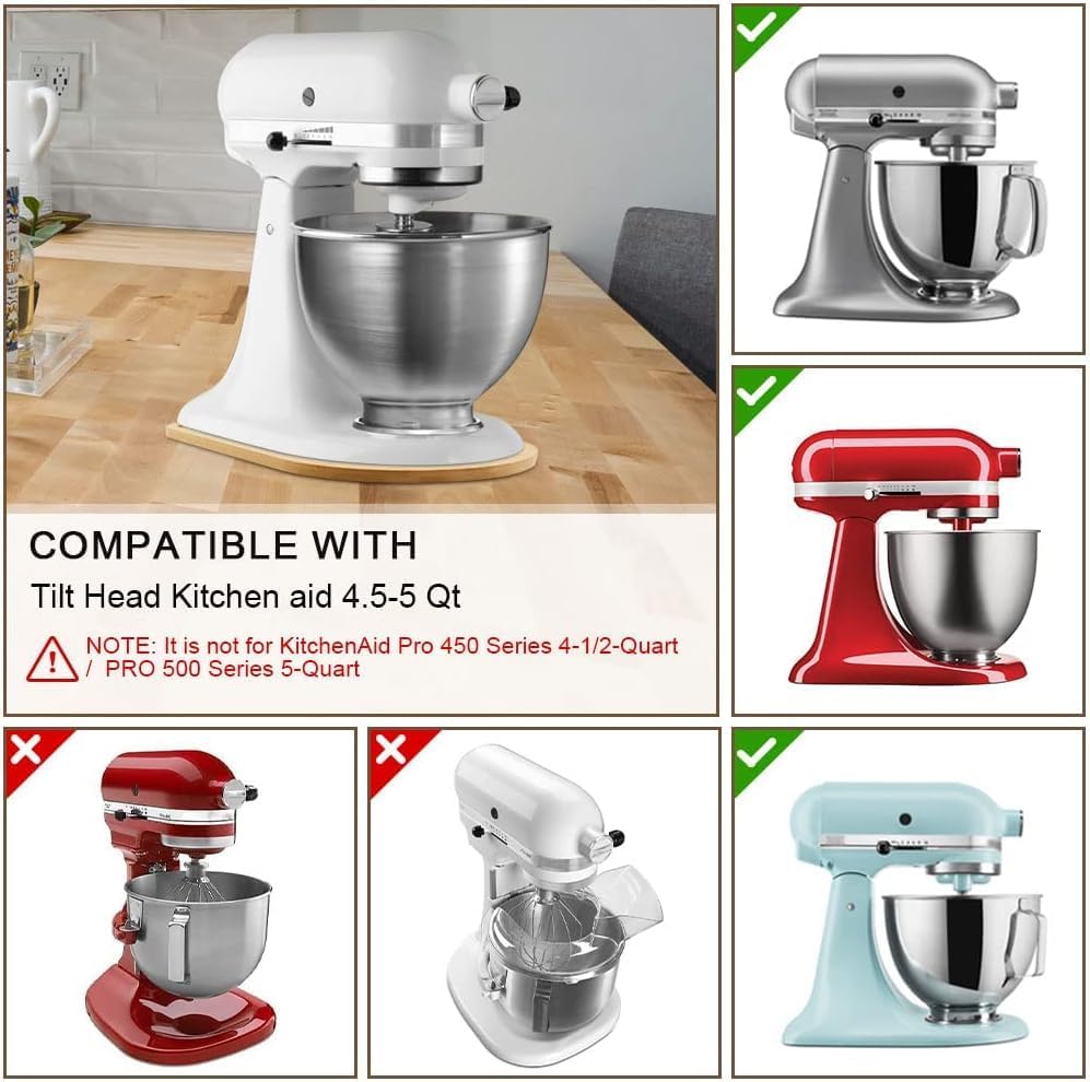 Deslizante para batidora KitchenAid 4.5-5 Qt con organizador