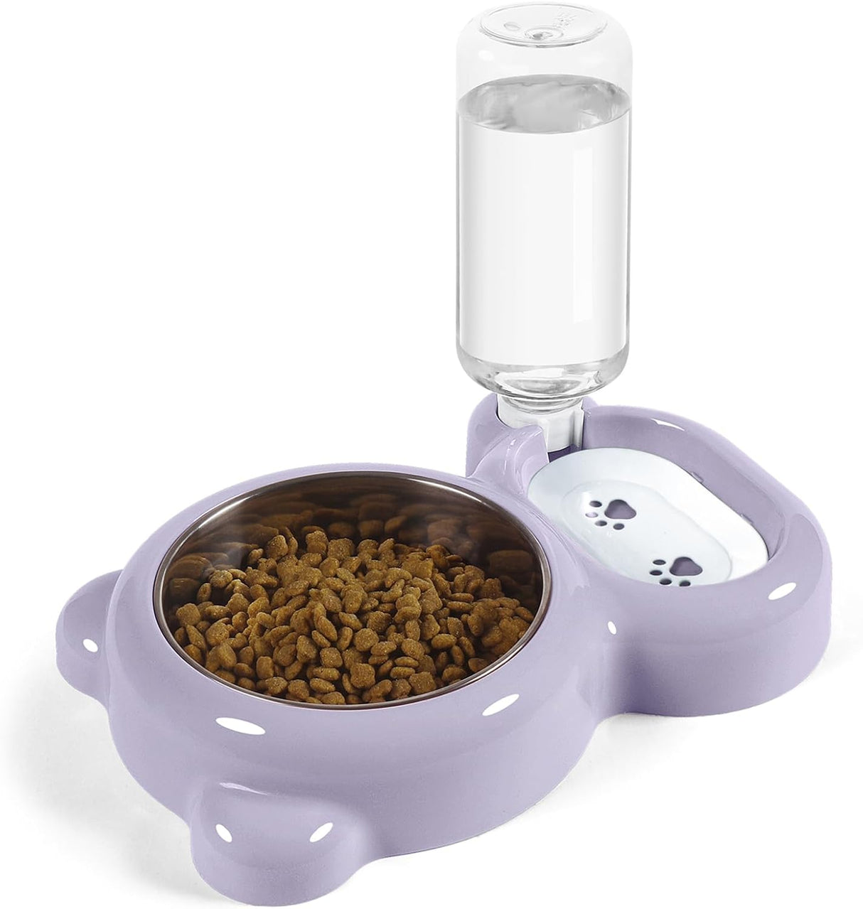 Conjunto de Comedero y Dispensador para Perros y Gatos - Modelo A