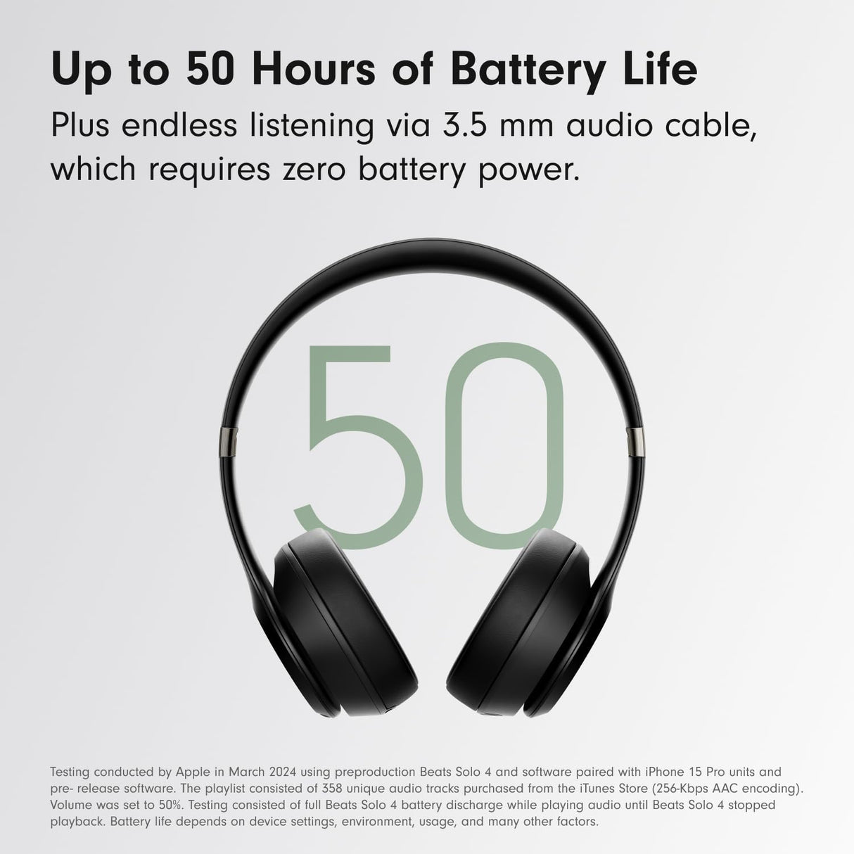 Auriculares On-Ear Beats Solo 4 - Inalámbricos, 50 hrs de batería