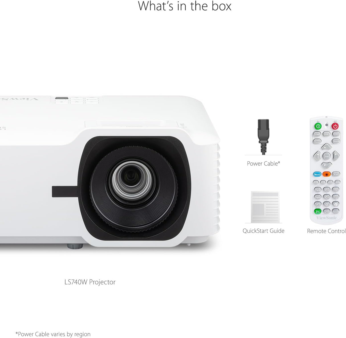 Proyector Láser ViewSonic 5000 Lúmenes WXGA LS740W