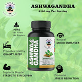 Suplementos de Ashwagandha XTRAKT, 120 cápsulas veganas