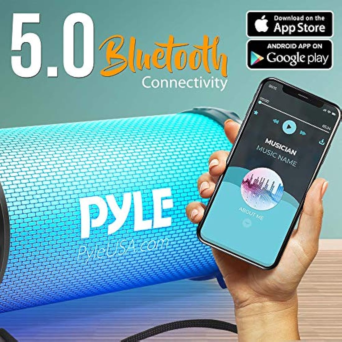 Parlantes Portátiles inalámbrico PYLE-HOME PBMSPRG3
