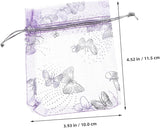 MOLUCKFU 50 piezas de organza bolsa de regalo bolsas de arena bolsas de regalo pequeñas bolsas de regalo mini bolsas de regalo bolsas de dulces bolsas de regalo con cordón bolsas de regalo bolsas de