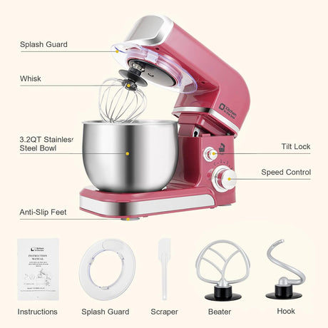 Batidora de pie Kitchen in the box 3.2Qt 6 velocidades modelo