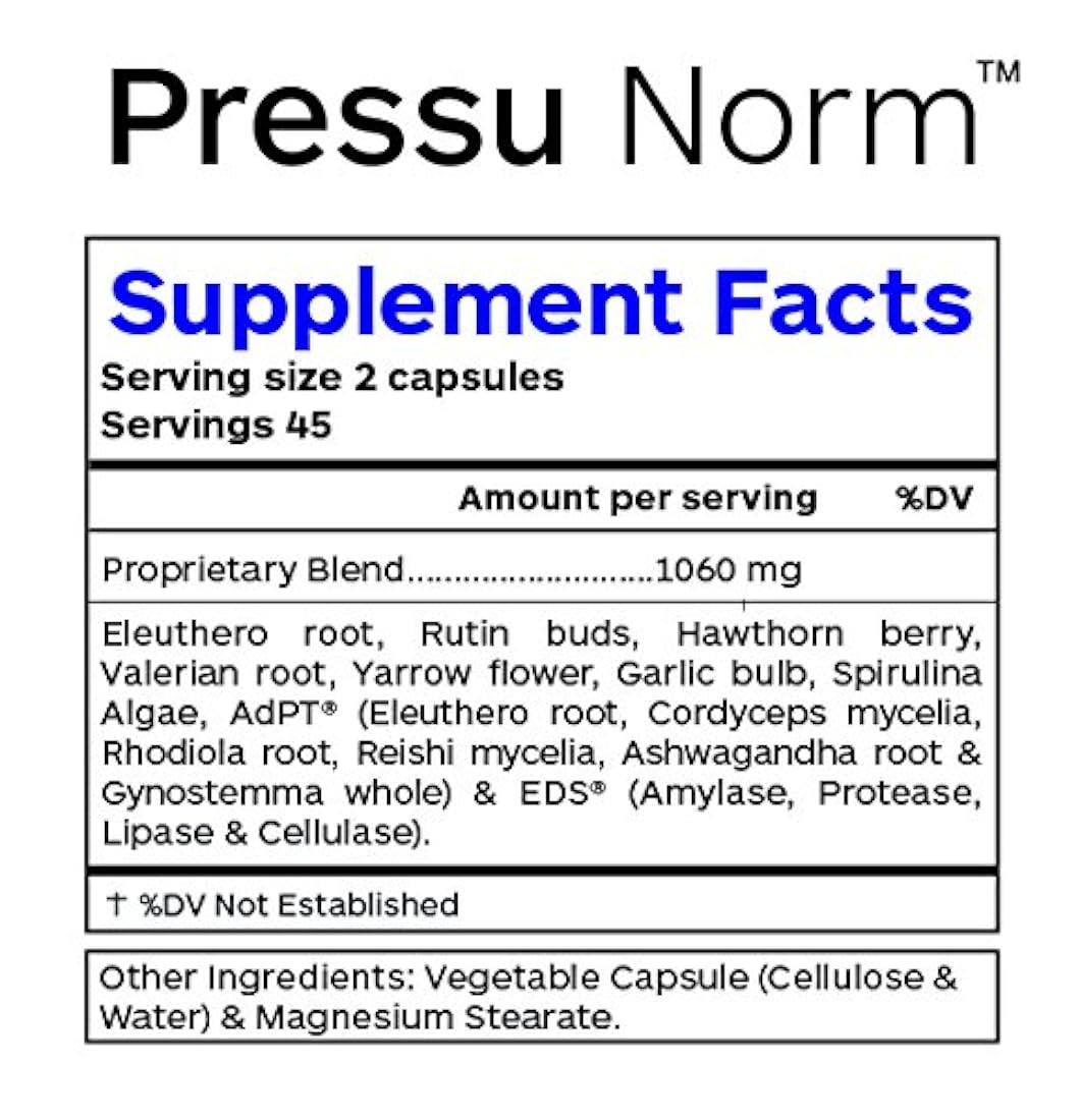Profesional botánicos Pressu Norma 90 °Cápsulas Veg