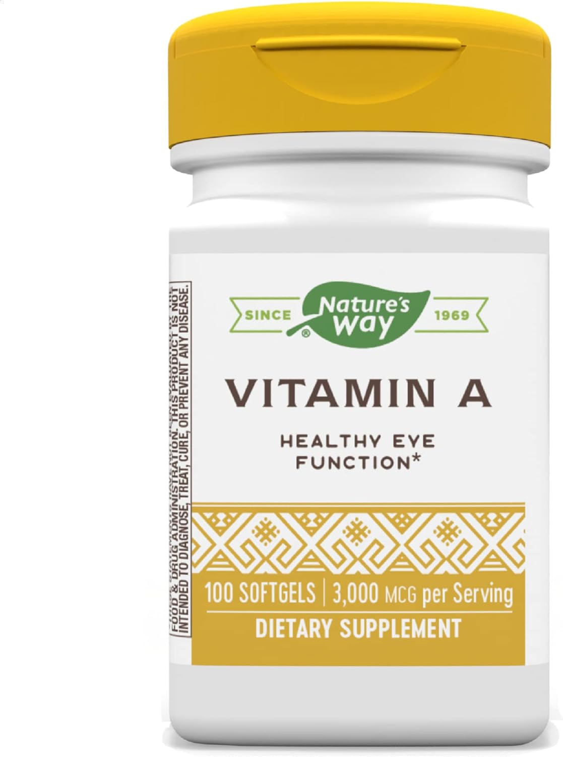 Suplementos Alimenticios Vitamina A 100 cápsulas blandas