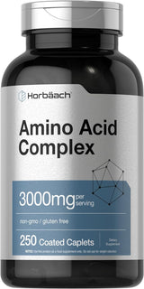 Suplemento Horbaach Complejo de aminoácidos 3000 mg  250 cáp