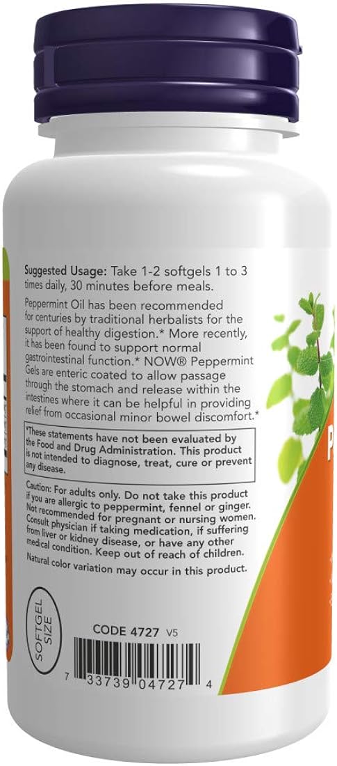 Suplemento Now Foods Geles con Ginger &  Hinojo aceites