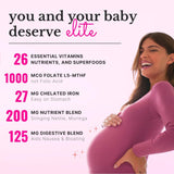 Vitaminas Prenatales para Mujeres con Folate y Hierro