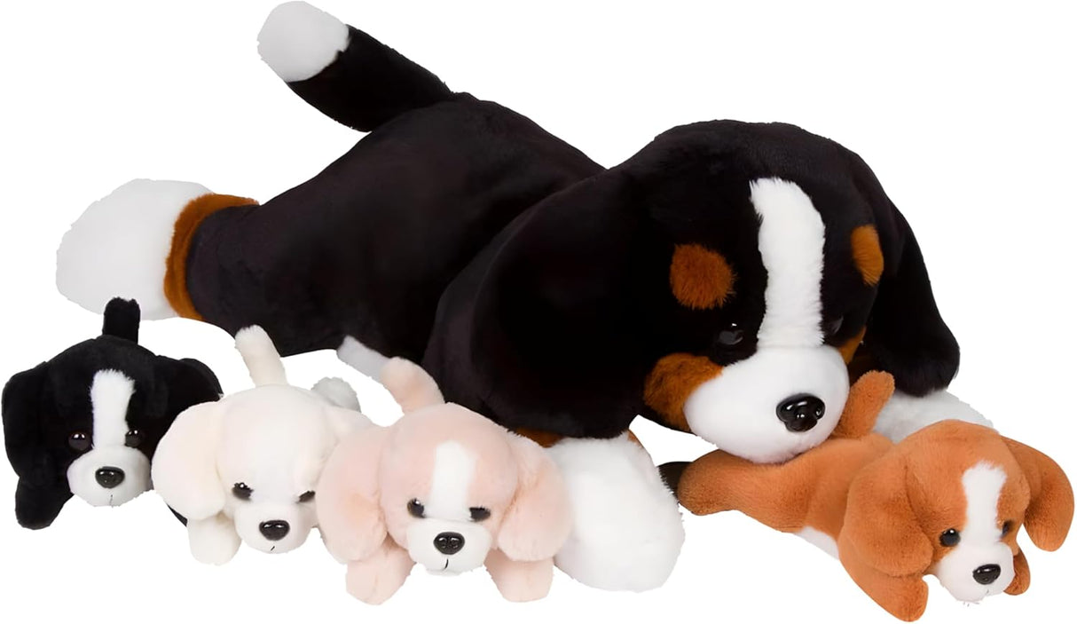 Animales de Peluche PixieCrush con Cachorros - Set de 5 Piezas