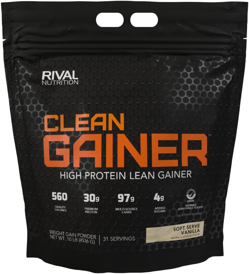 RIVAL NUTRITION Gainer Limpio 10 lb Vanilla Cremosa