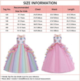 Disfraz Princesa Unicornio con Diadema para Niñas  4-5T
