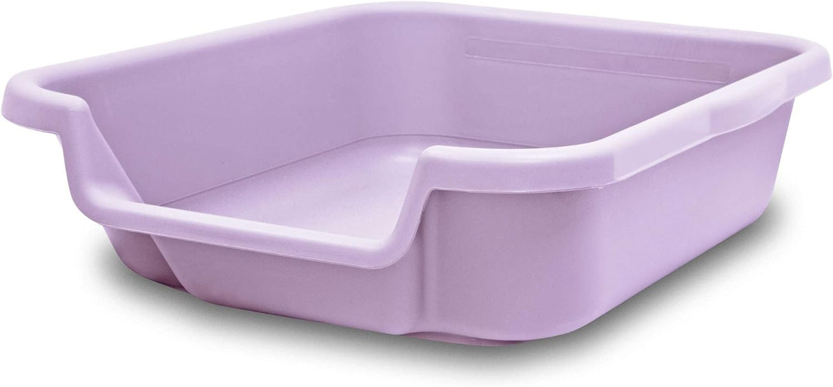 Arenero pequeño color lavanda, duradero y seguro NE14pets