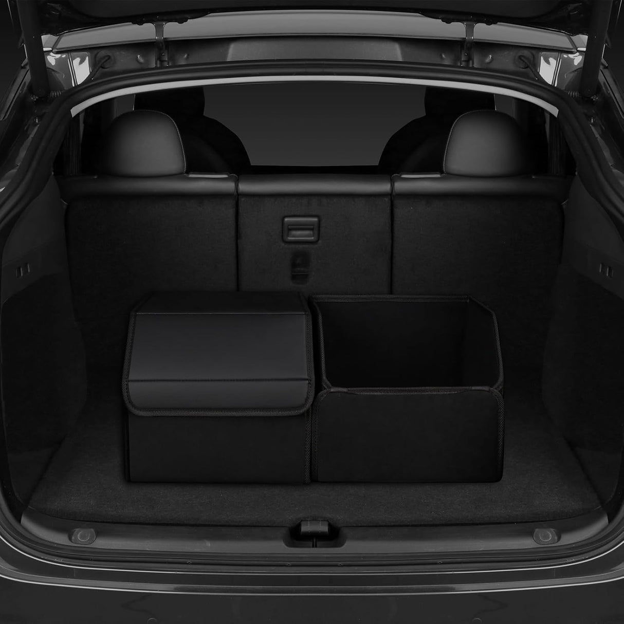 Organizador de maletero SUV y sedán, caja plegable 22