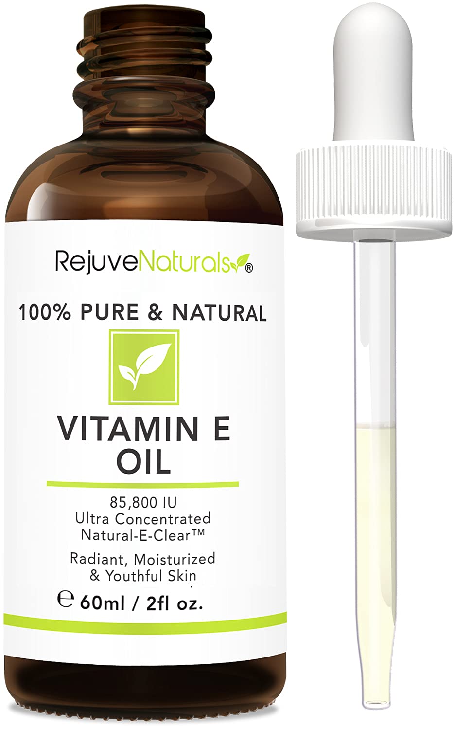 Aceite de Vitamina E Puro para Reparar Piel Seca y Dañada