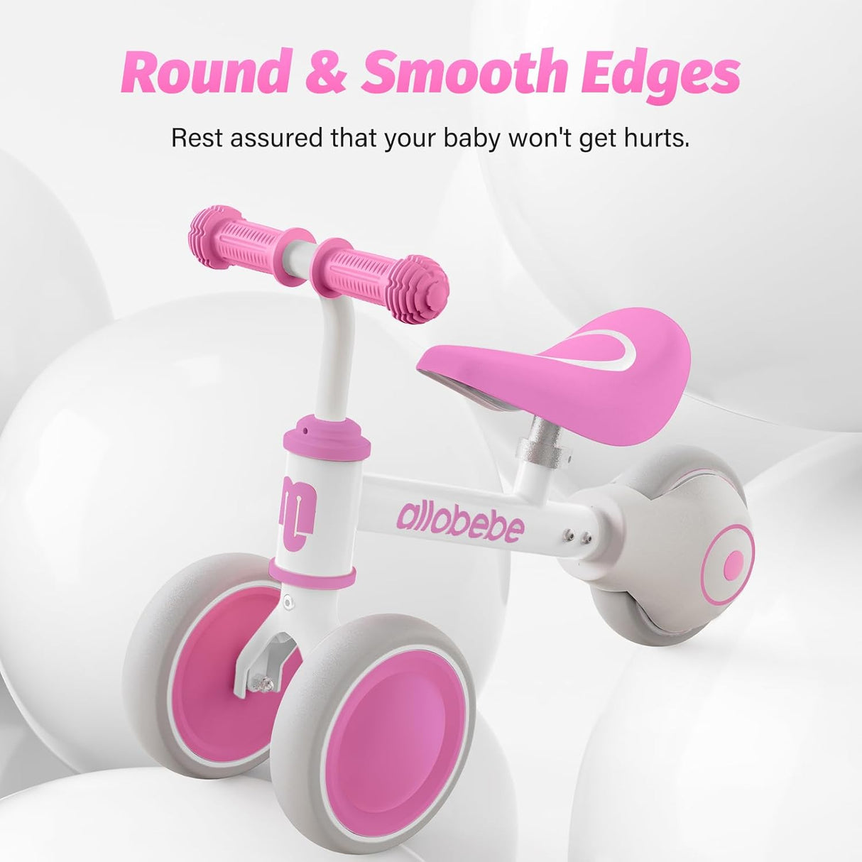 Bicicleta de Equilibrio Allobebe para Bebés 12-36 Meses