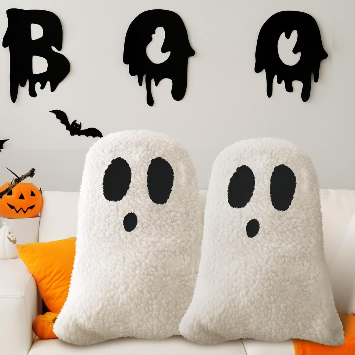 Cojines Decorativos Halloween Kigley 2 Pcs, 11.81 x 7.87 Pulgadas